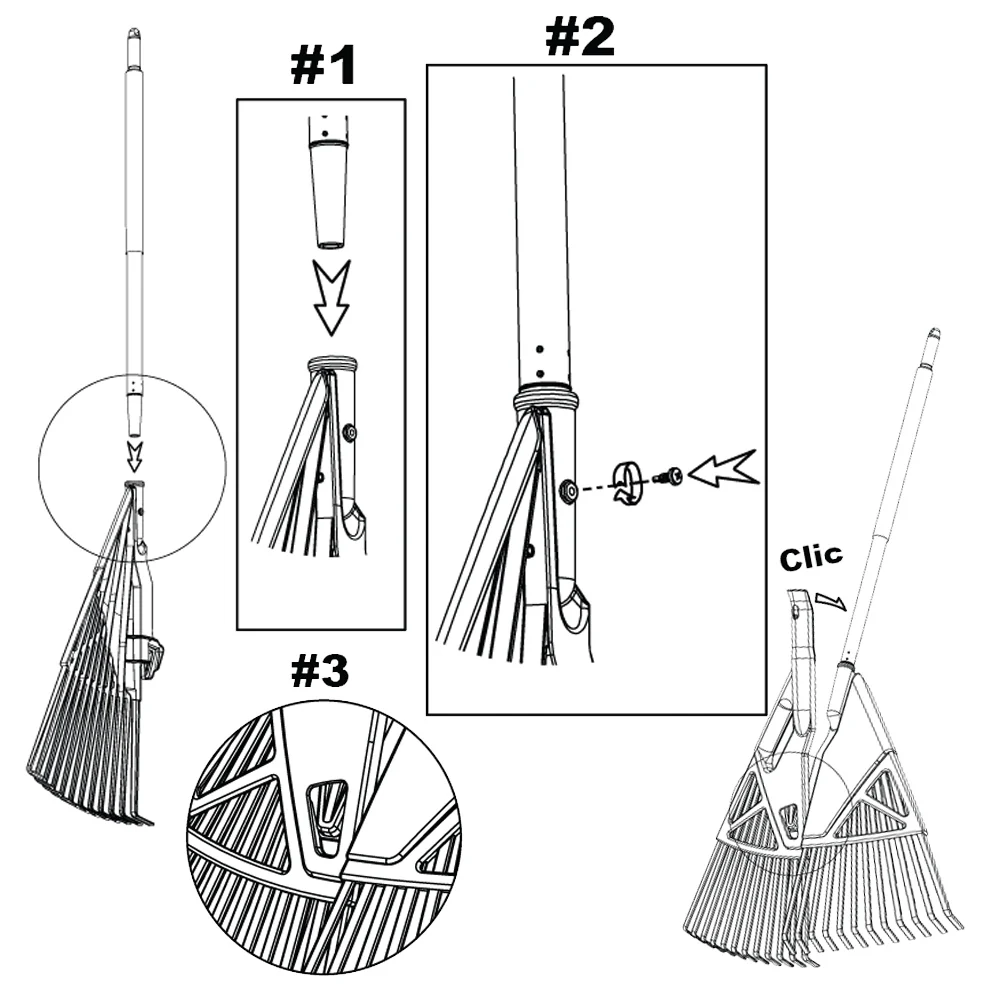 3-in-1 Leaf Rake & Grabber - Image 5