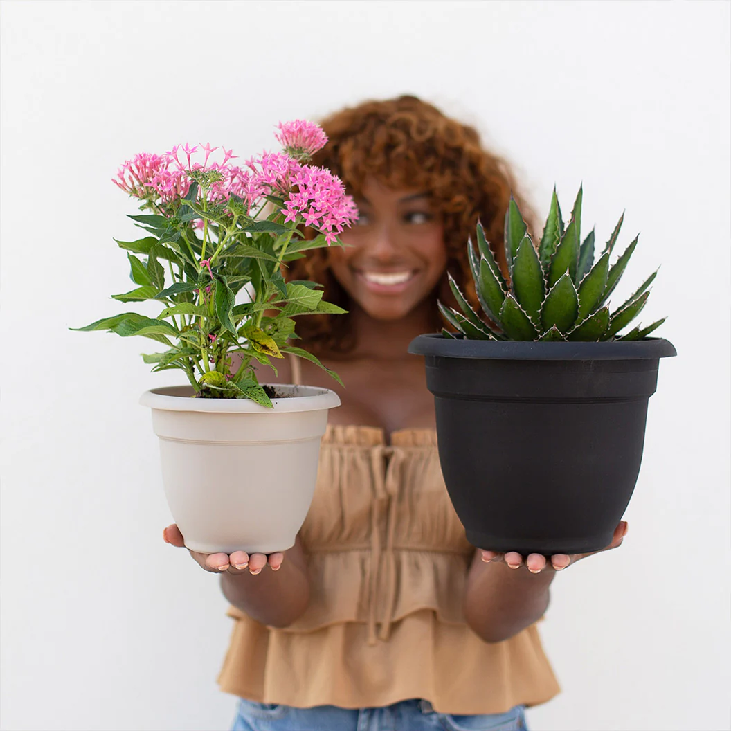 Bloem Ariana Self-Watering Planter in Charcoal - Image 5