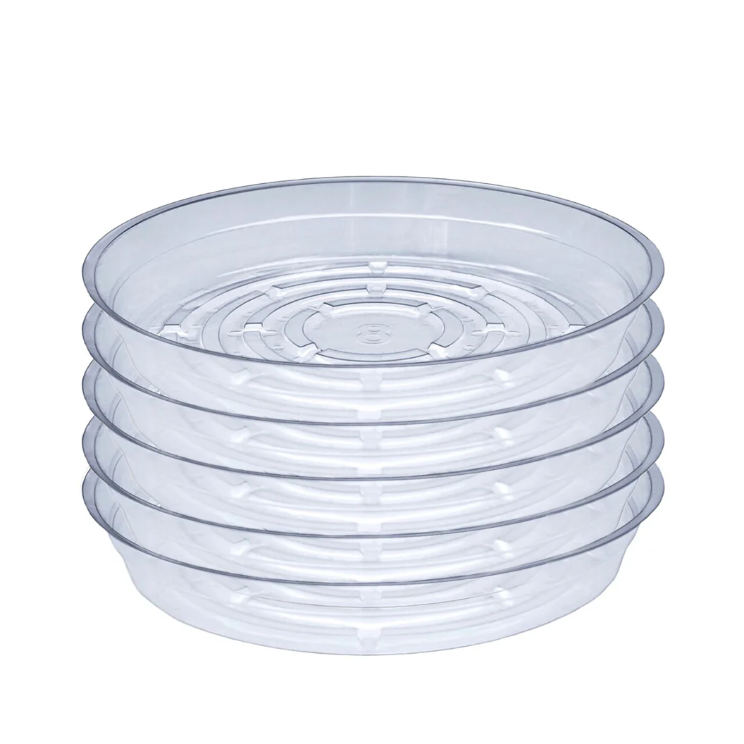Clear Vinyl Plant Saucer 5-Pack - Image 2