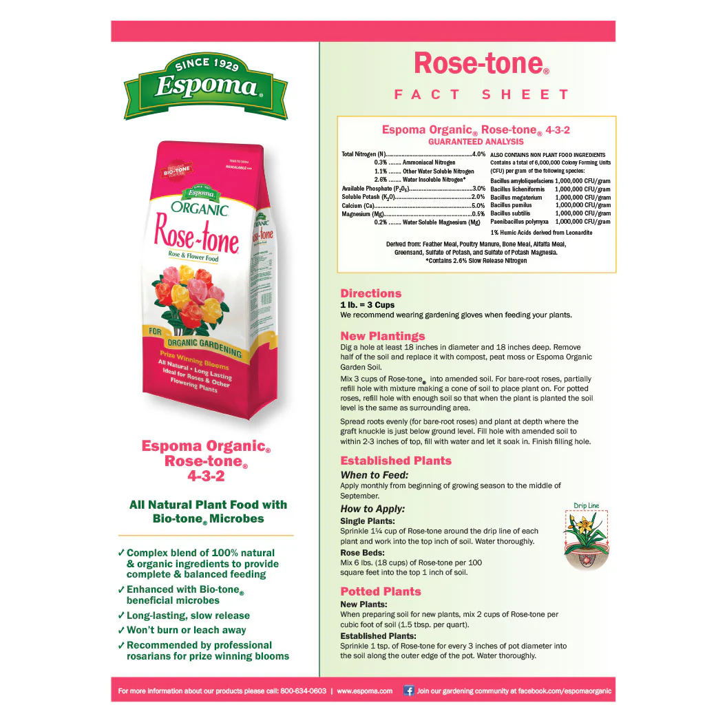 Espoma Rose-toneĀ® Organic Fertilizer - Image 3