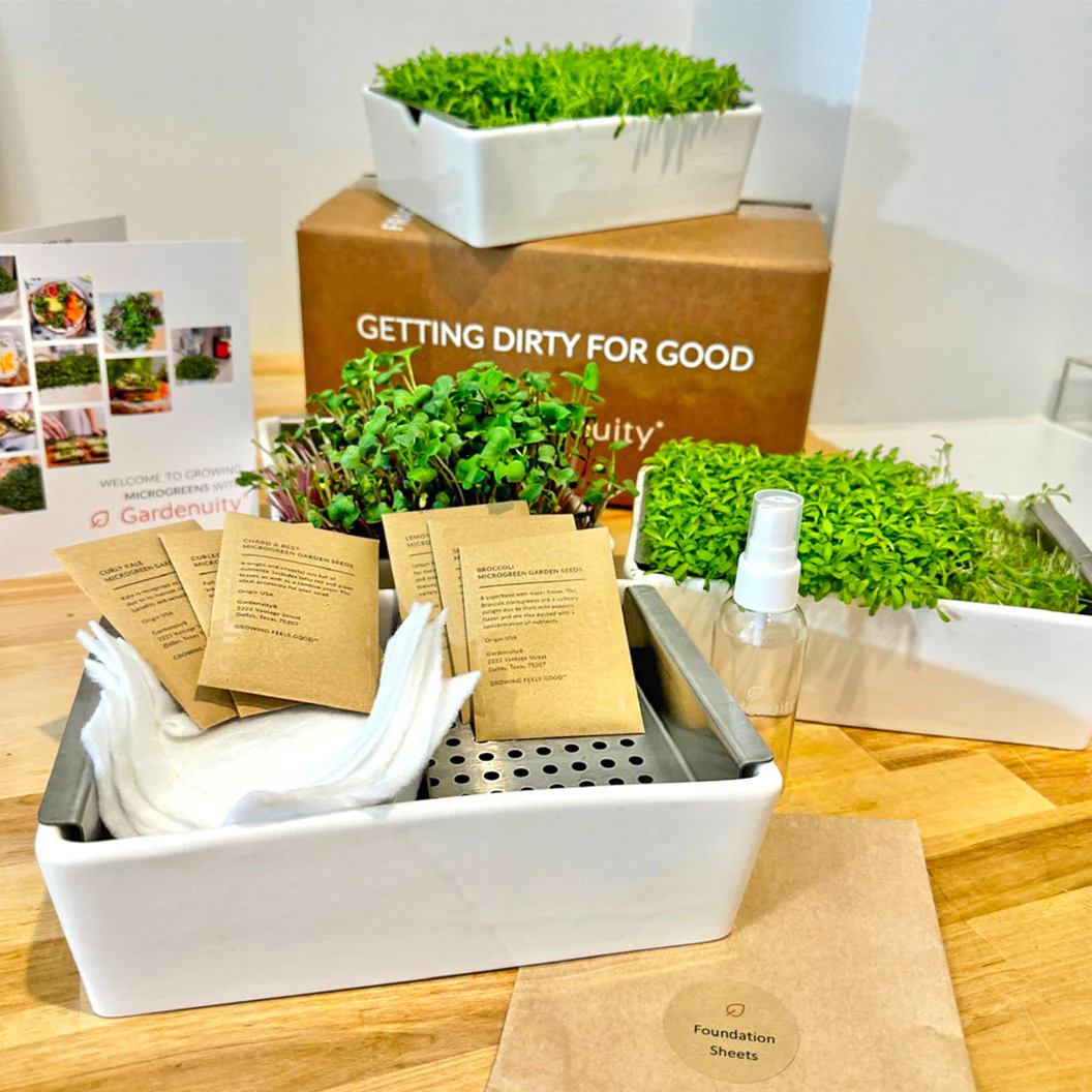 Gardenuity® Microgreens Desktop Garden Starter Kit - Image 2