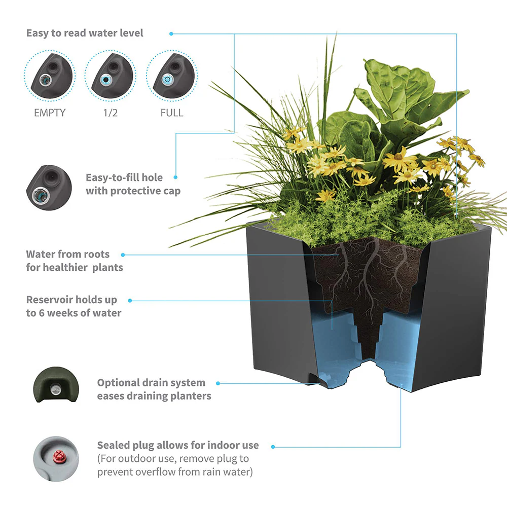 Crescent Garden Pinch Planter - Image 7