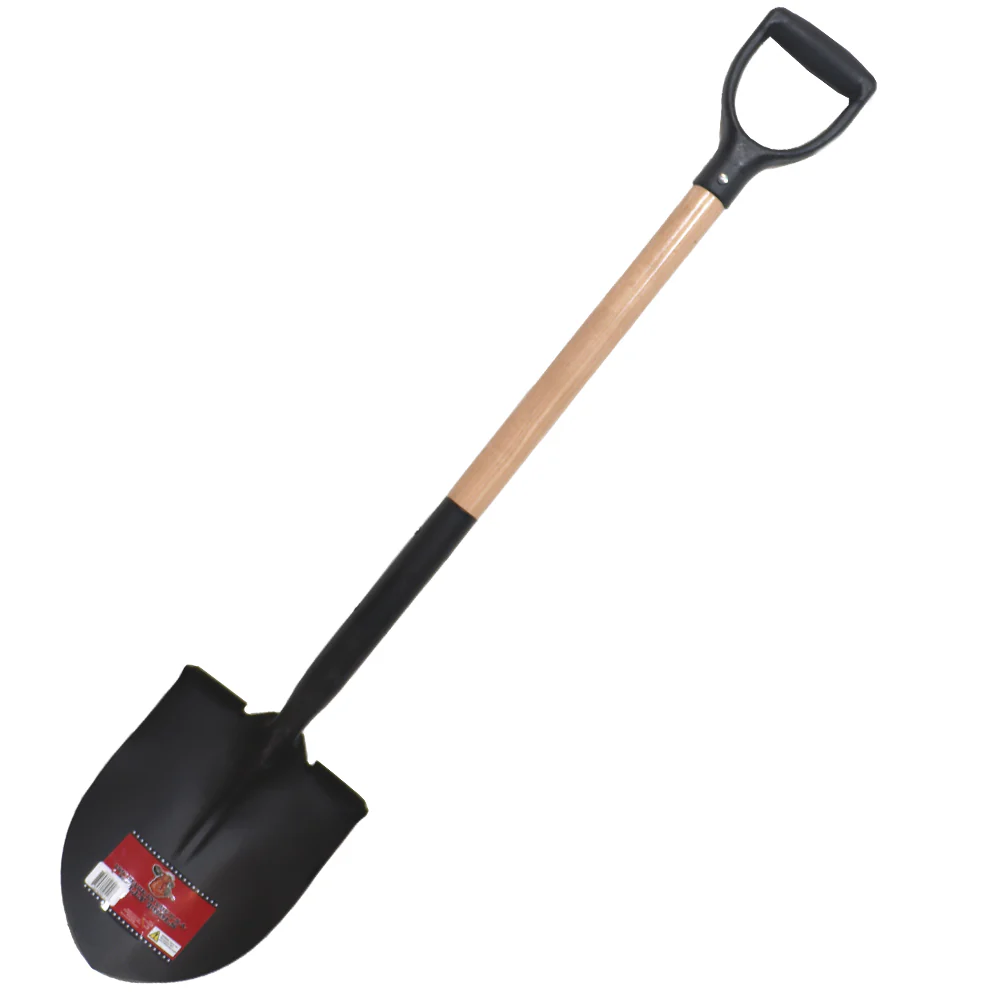 Bully Tools Round Point Steel Shovel - Image 2