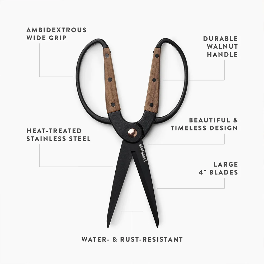 Barebones Rust-Resistant Steel Garden Scissors - Image 5