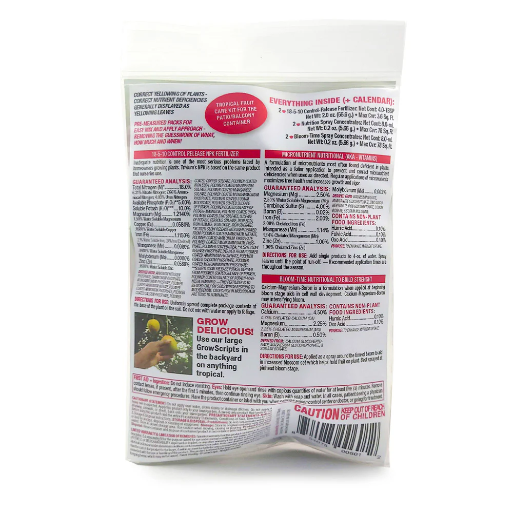 Growscripts Tropical Fruit Tree Care Kit - Image 3