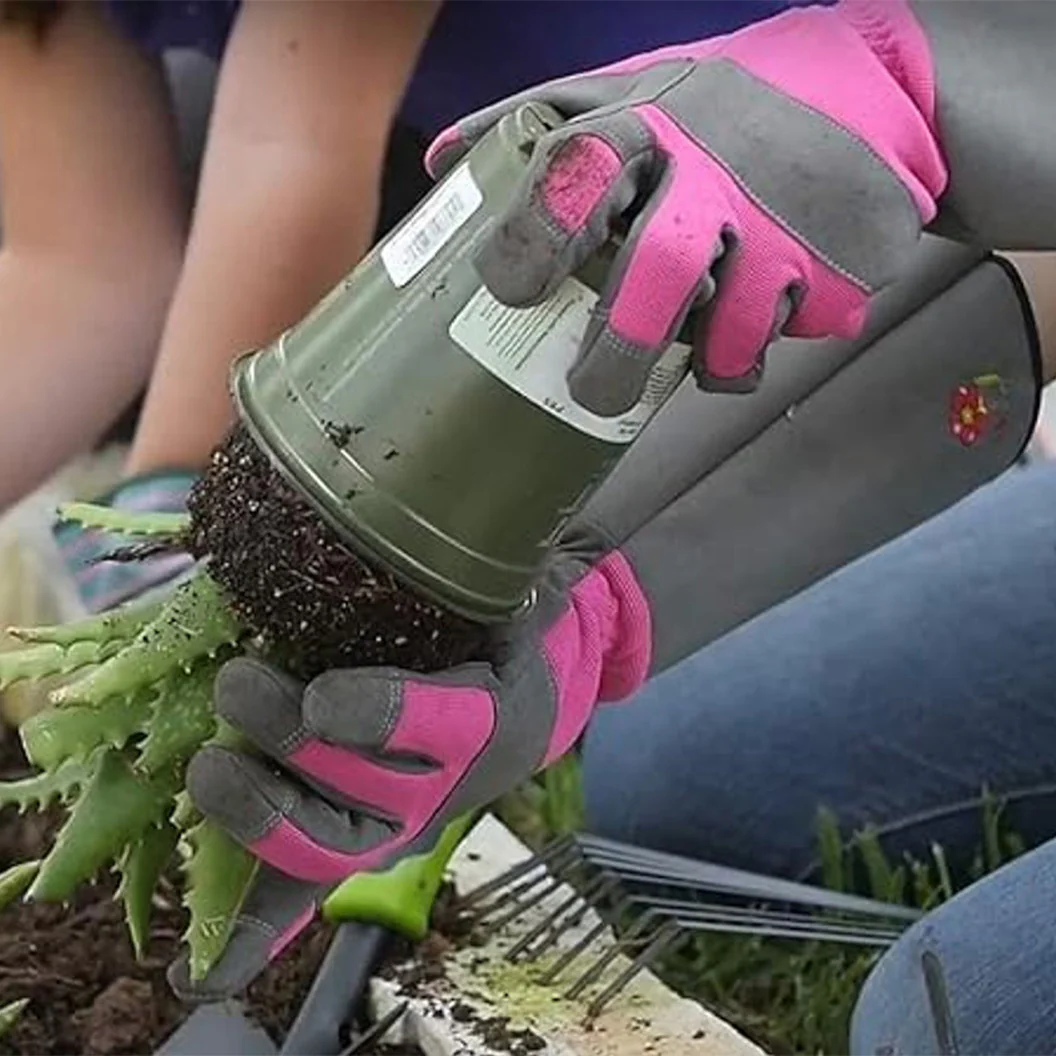 Women's Long Sleeve Gardening Gloves - Image 4